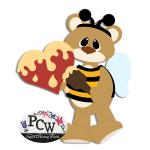 Bear with Honey Heart