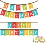 Happy Birthday Banners Title