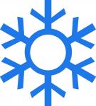 Holidays and Seasons Monogram Toppers: Snowflake
