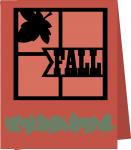 Fall Leaf Overlay Card