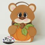 Bear with Pumpkin Box