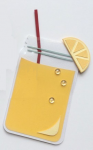 Lemonade Shaped Card 