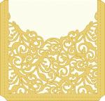 Elegant Card Sleeves Collection: Flourish Square Envelope