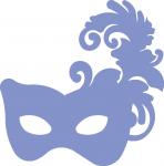 Midnight Kisses Collection: Fancy Masquerade Mask Silhouette