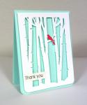 Easy Thank You Cards Collection: Bird in the Forest Thank You Card