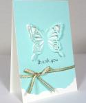 Easy Thank You Cards Collection: Butterfly Thank You Card