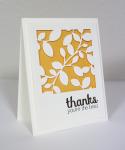 Easy Thank You Cards Collection: Vine Frame Thanks Card