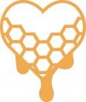 Honeycomb Heart Silhouette