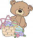 Bear with Easter Basket