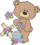 Bear with Butterflies and Cross