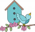 Bird and Birdhouse