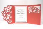 Trifold Lace Pocket Cards Collection: Flowers Card