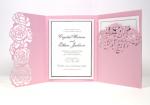 Trifold Lace Pocket Cards Collection: Roses Card