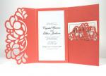 Trifold Lace Pocket Cards Collection: Flowers 4x7 Cards