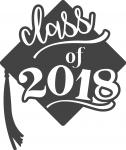 Graduate Collection: Class of 2018 with Grad Cap