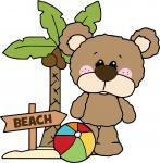 Bear with Palm Tree