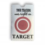 Teacher Gift Card Holders Collection: On Target