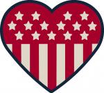 Let Freedom Ring Collection: Stars and Stripes Heart