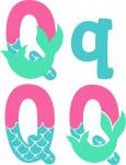 Mermaid Font Collection: Q