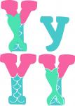 Mermaid Font Collection: Y