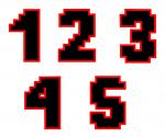 Pixel Numbers 1-5