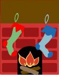 Stockings and Fireplace