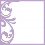 Frames and Corner Flourishes Collection: Scroll Frame Square