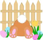 Bunny in Fence