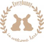 Tea Towel Collection: Every Bunny is Welcome