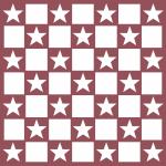 12x12 Star Checkered Background