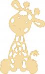 Baby Giraffe Silhouette