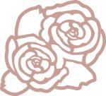 Double Rose Silhouette