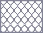 Chain Link Fence Card Panel