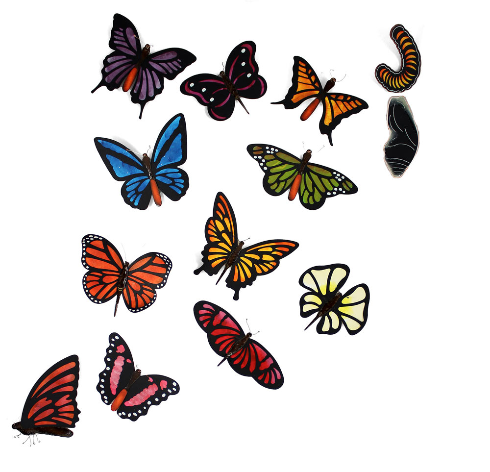 Stained Glass Butterflies Collection