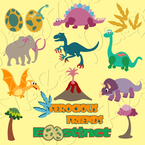 Ferocious Friends Cutting Collection