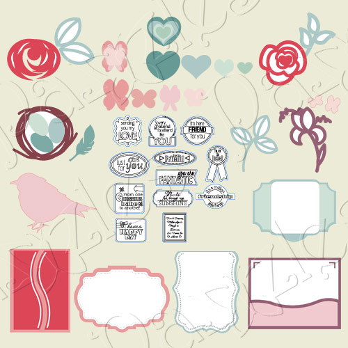 Spring Card Kit Cutting Collection