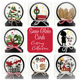Snow Globe Cards Cutting Collection