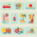 Summer Style Pocket Cards Cutting Collection