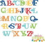 Summer Uppercase Alphabet