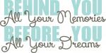 Inspirational Quotes Collection: Behind You and Before you