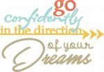 Inspirational Quotes Collection: The Direction of Your Dreams