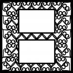 Wedding Embellishment Collection>Heart Lattice Overlay 2 Frames