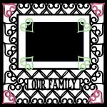 Wedding Embellishment Collection>Our Family Heart Overlay