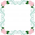 Wedding Embellishment Collection>Rose Swirl Frame