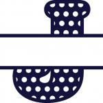 Split Letter Monogram Collection: Tall J