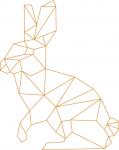Geometric Rabbit Single Stroke