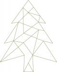 Geometric Tree Single Stroke