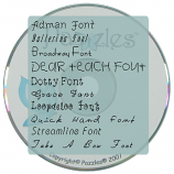 Journaling Font 2 - Physical Media (CD)