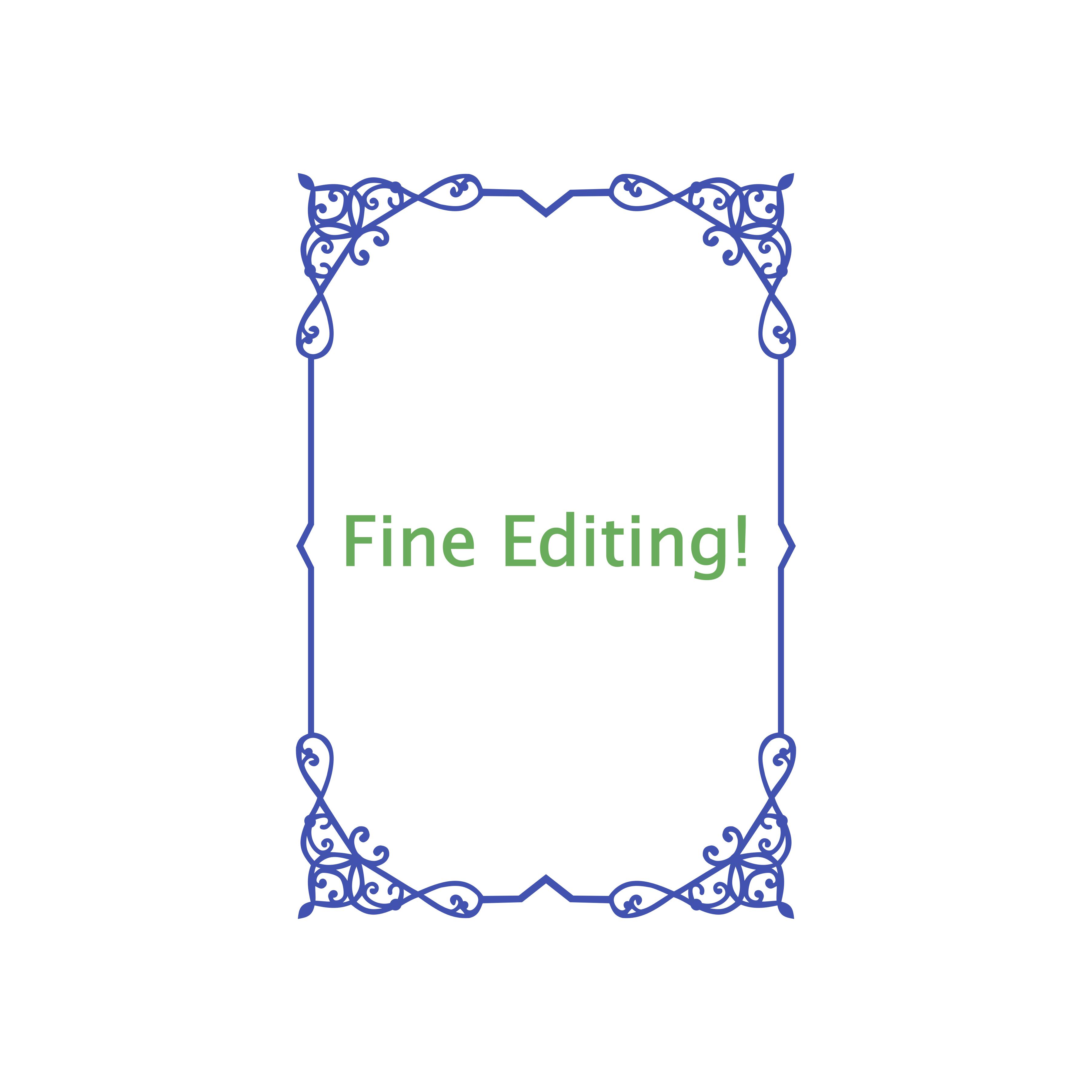Fine Editing Cutting Files