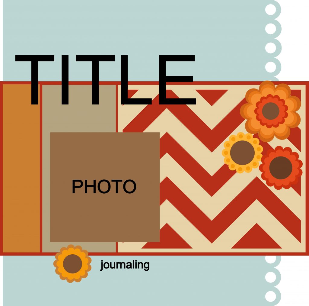 Pazzles Daddy Chevron Scrapbook Layout Template with instant SVG download. Compatible with all major electronic cutters including Pazzles Inspiration, Cricut, and Silhouette Cameo.